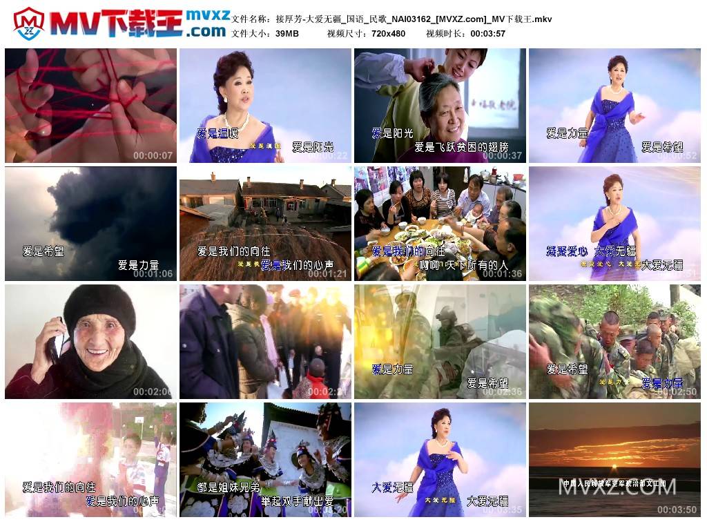 接厚芳-大爱无疆_国语_民歌_NAI03162